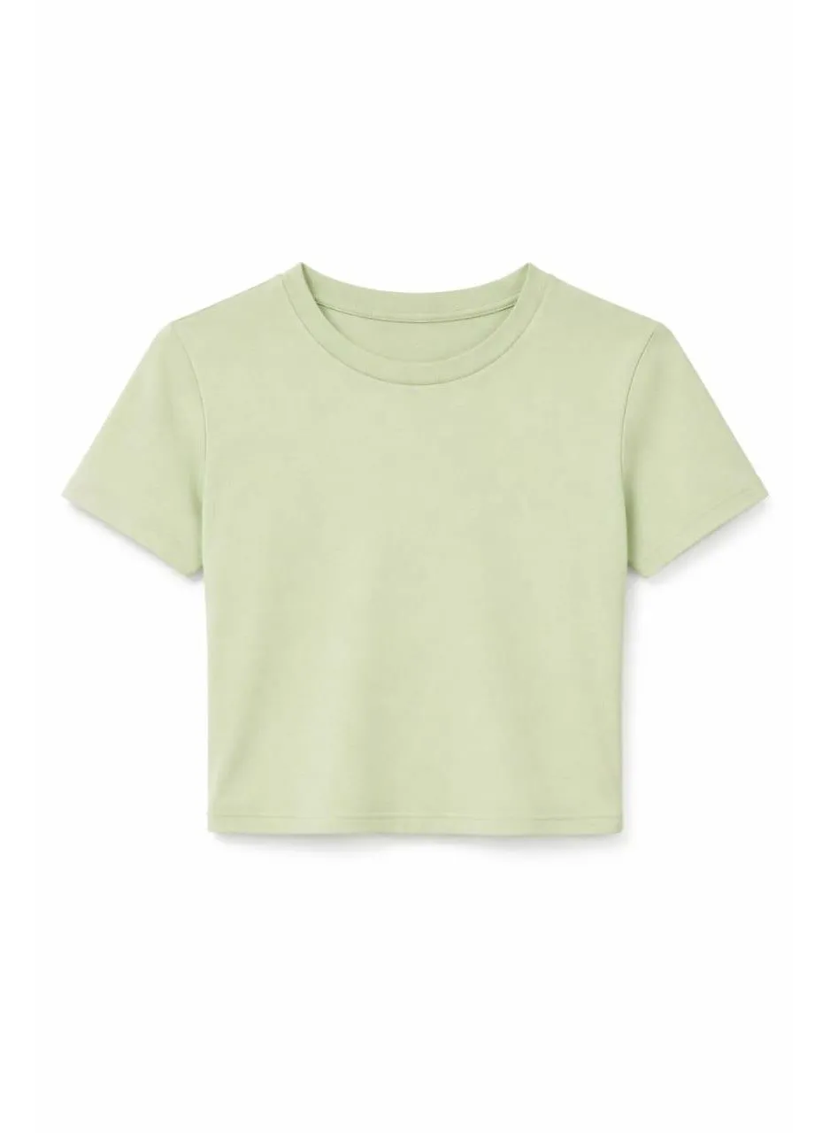 Green Water Crop Tee