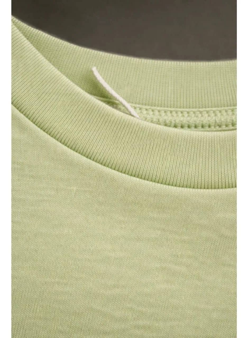 Green Water Crop Tee, view 2